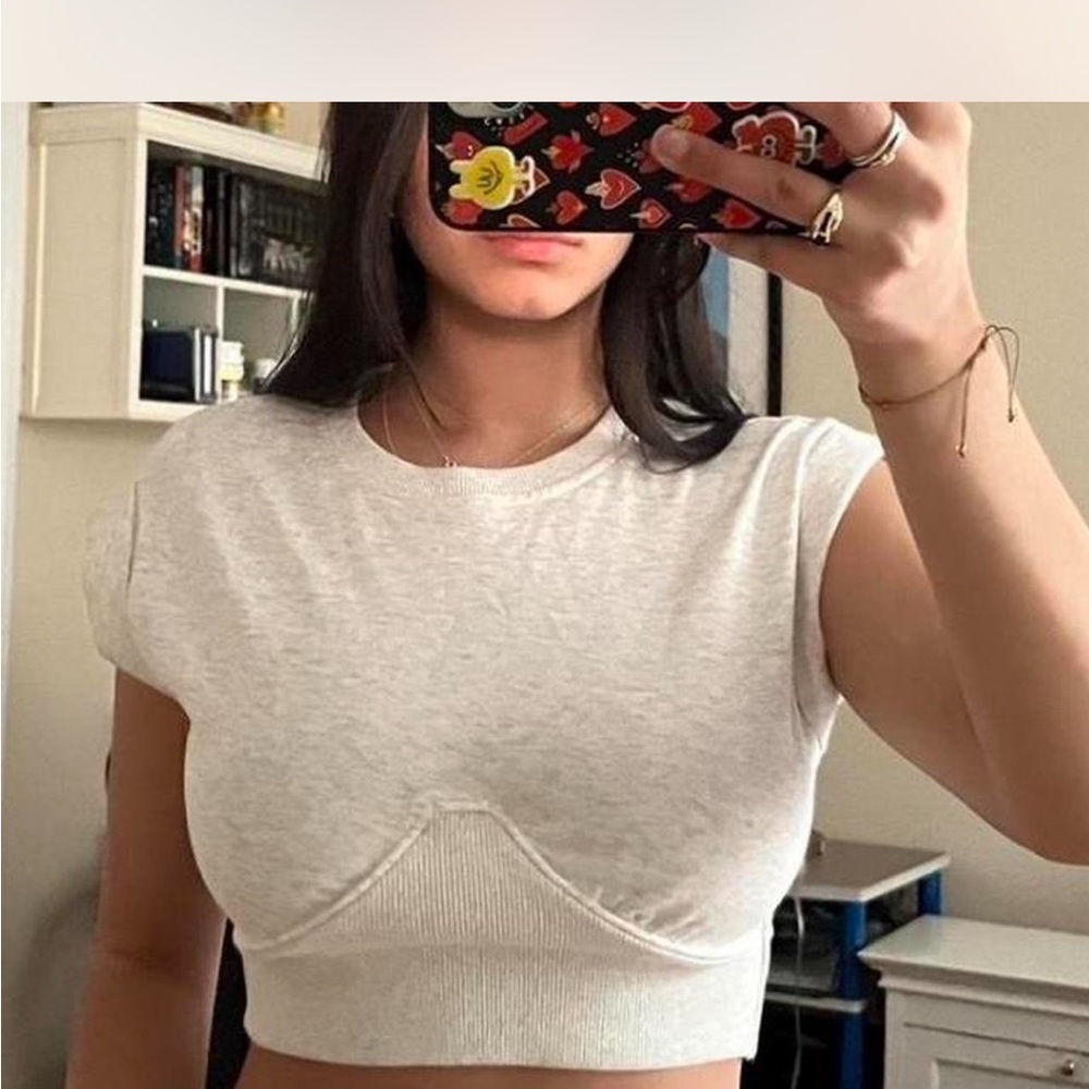 Orseund Iris Cream Crop Top